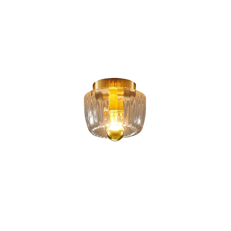 Clara Rays Contemporary Brass Glass Ceiling Light T2175