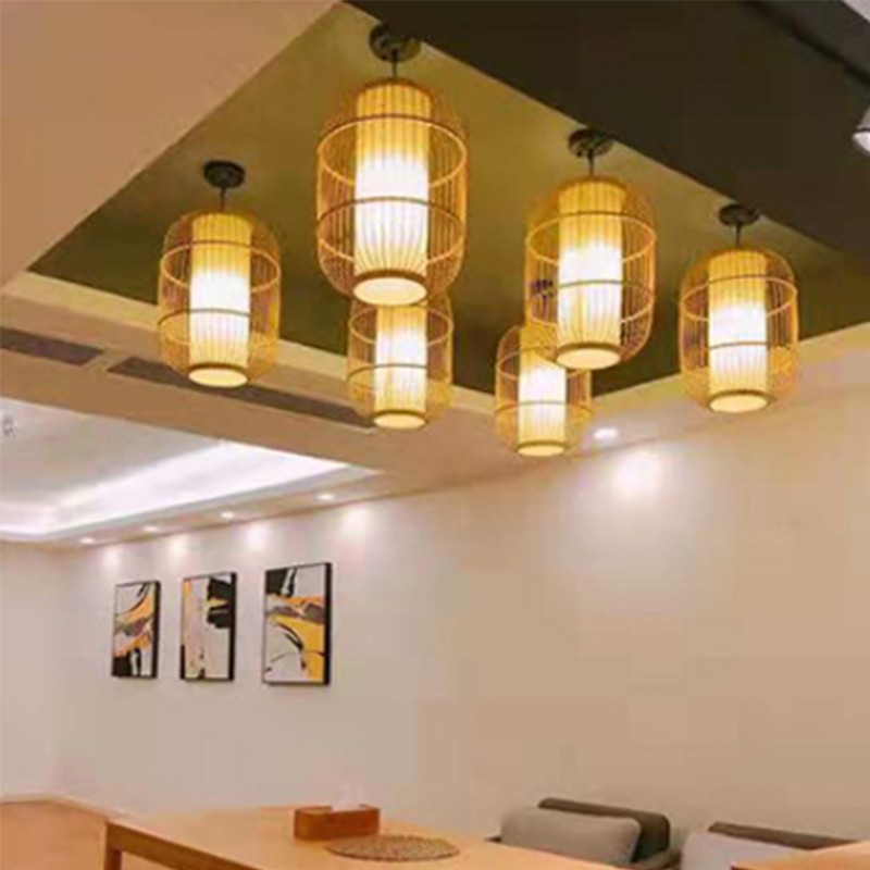 CAGE Wooden Pendant Light