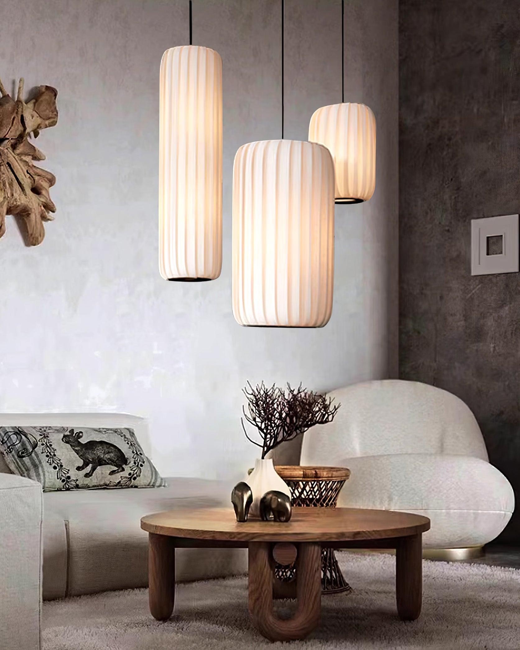 Scandinavian Minimalist Fabric Pendant Lamp M232