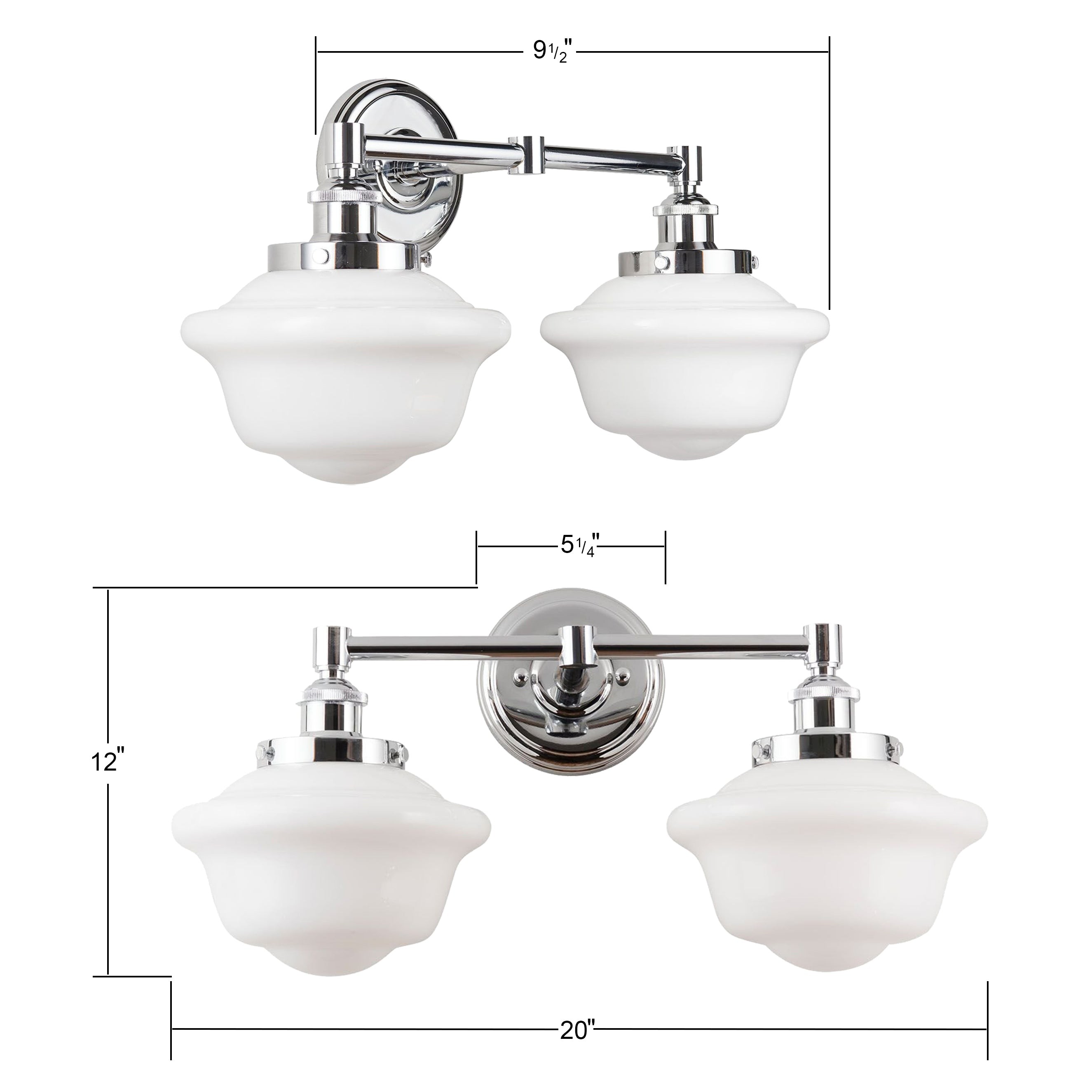 Lavagna Industrial Bathroom Vanity Light T130