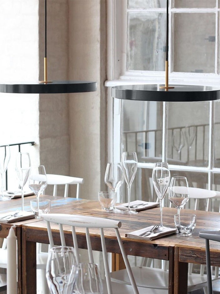 Modern Disc Pendant Light — Nordic Minimalist Fixture for Dining & Kitchen G102