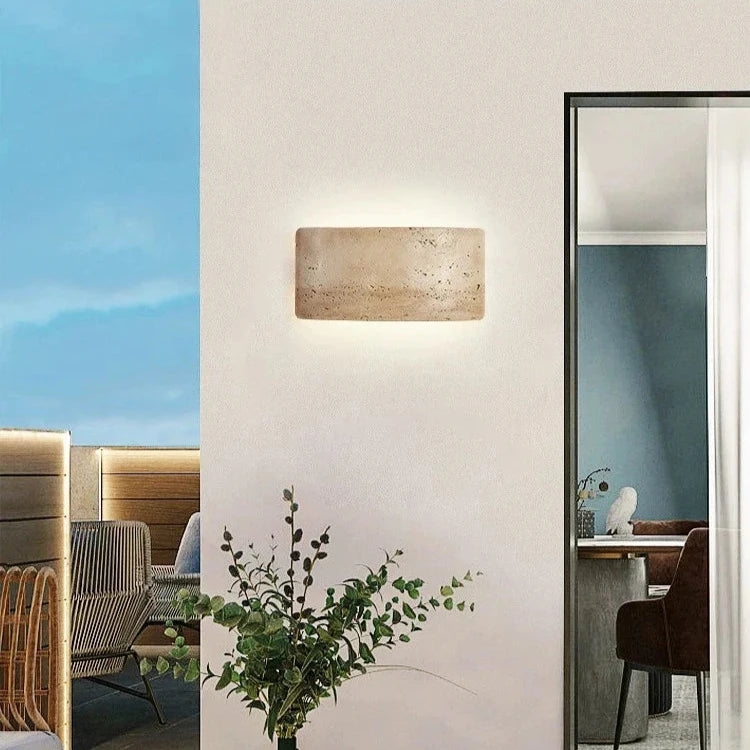 Modern Travertine IP65 Waterproof Outdoor Wall Light T2106