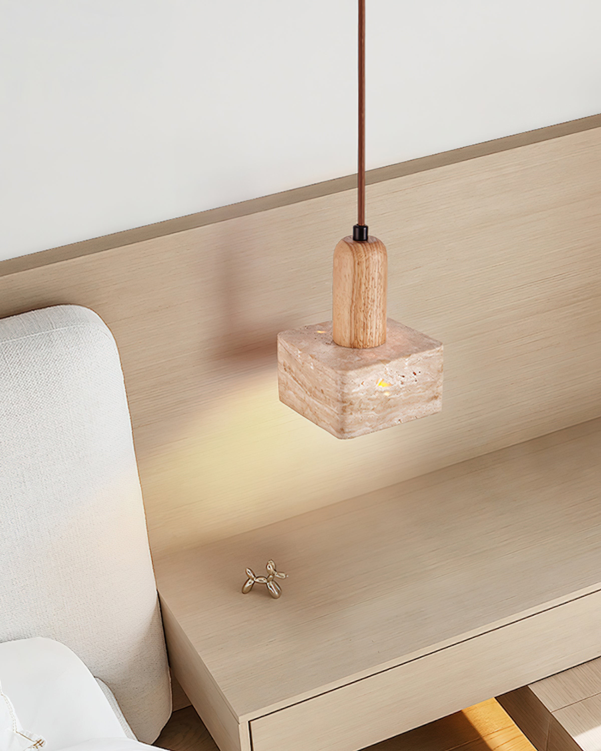 Simple Elegant Square Rectangular Pendant Lamp M94