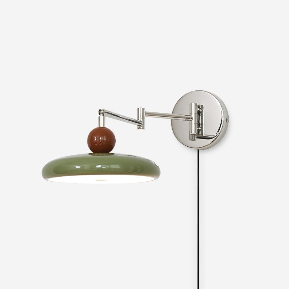 Swing Arm Bedside Plug In Wall Lamp M142