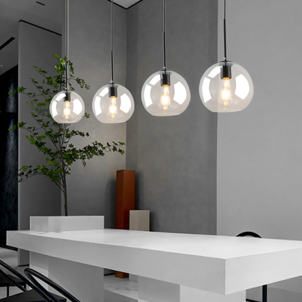 Solara Nordic Spherical Glass Pendant Light T2167