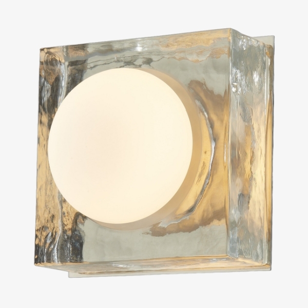 Vellaro Geometric Glass Globe Wall Sconce Modern - Accent Lighting T699