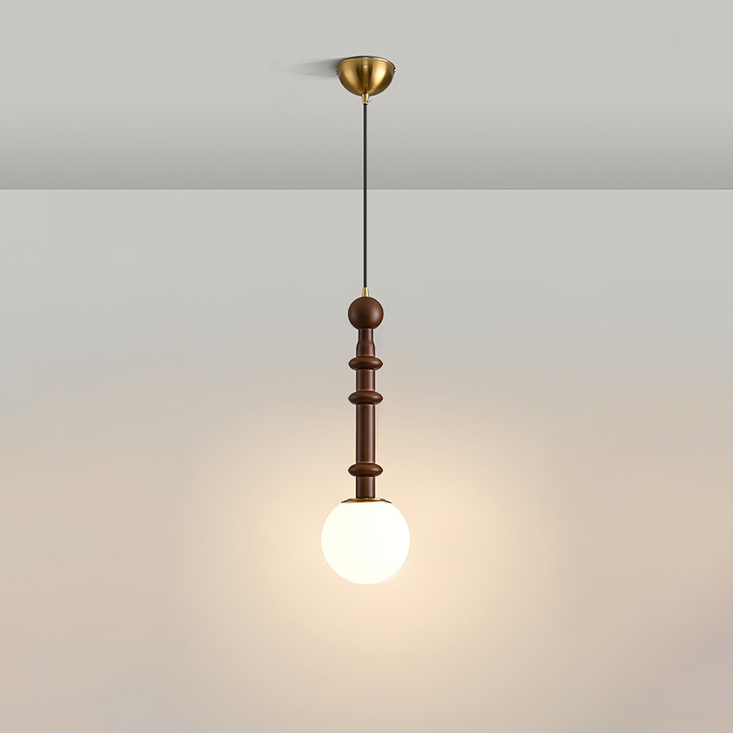 Retro Solid Wood Series Pendant Lamp M420