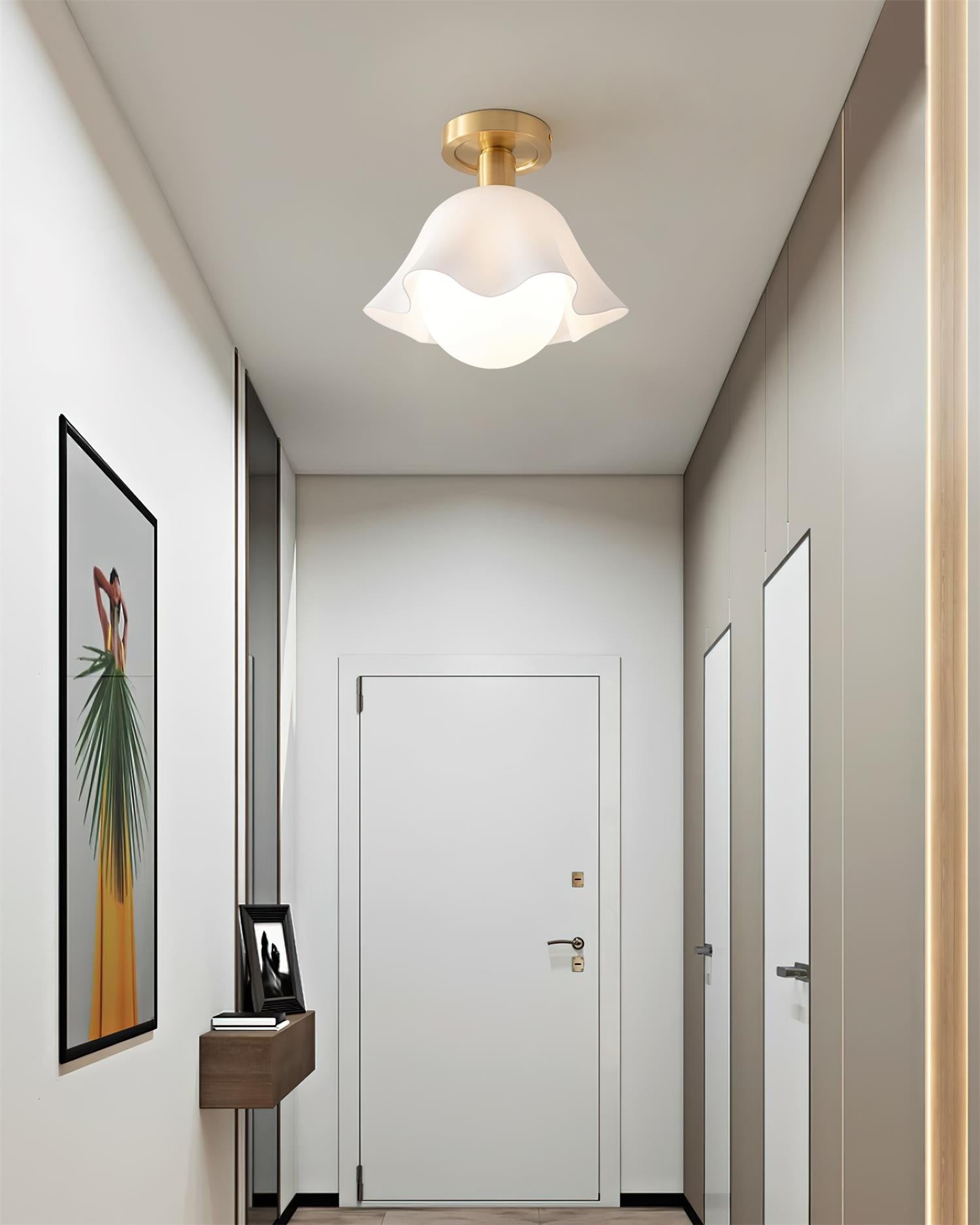 French Flower Ceiling Light P061