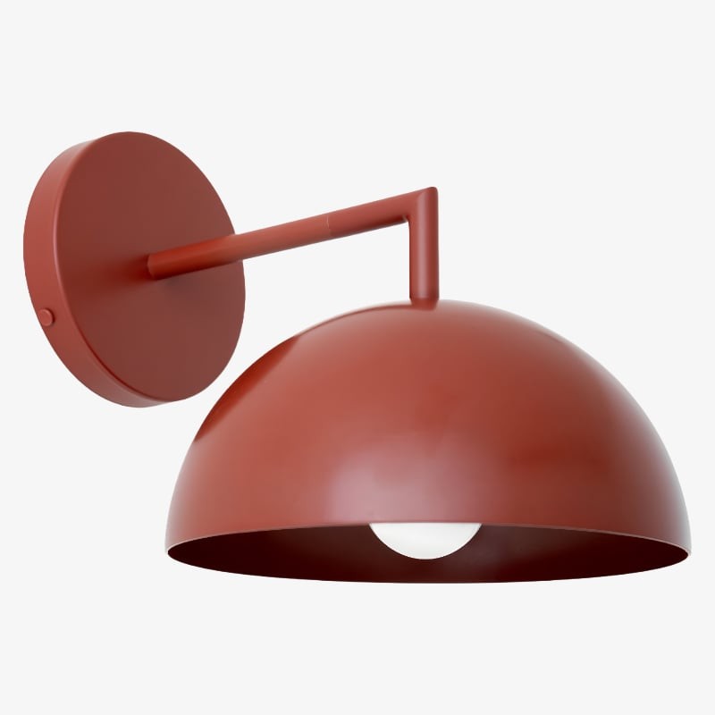 Metio Dome Minimalist Dome Sconce - Stylish Colorful Wall Light T377