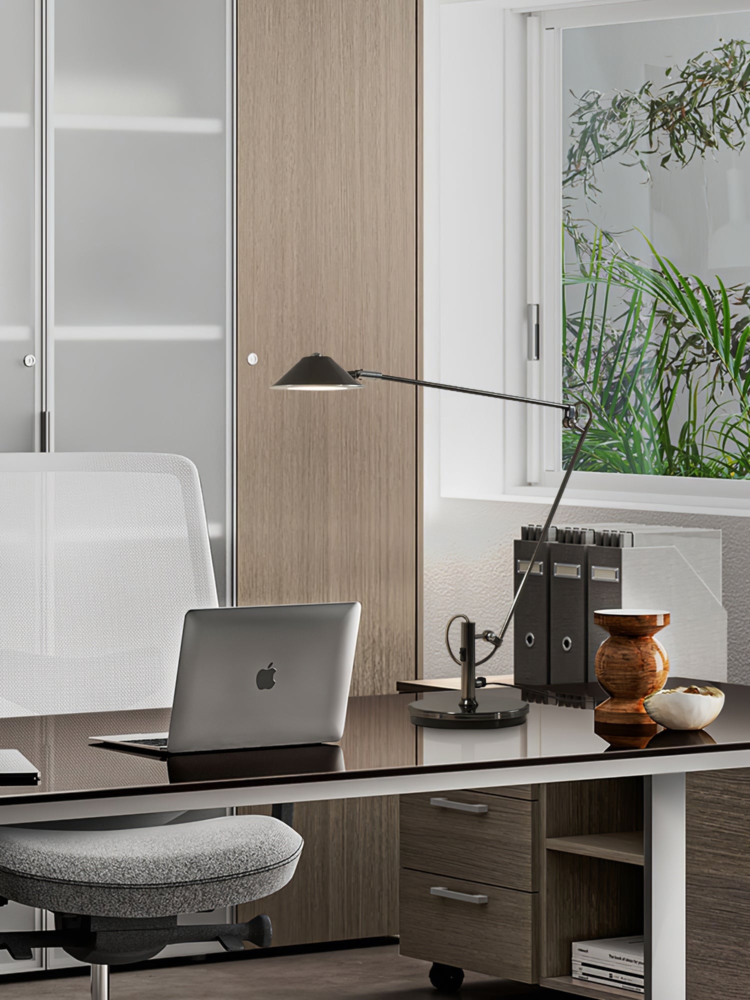 Adjustable Black Office Task Lamp T1596