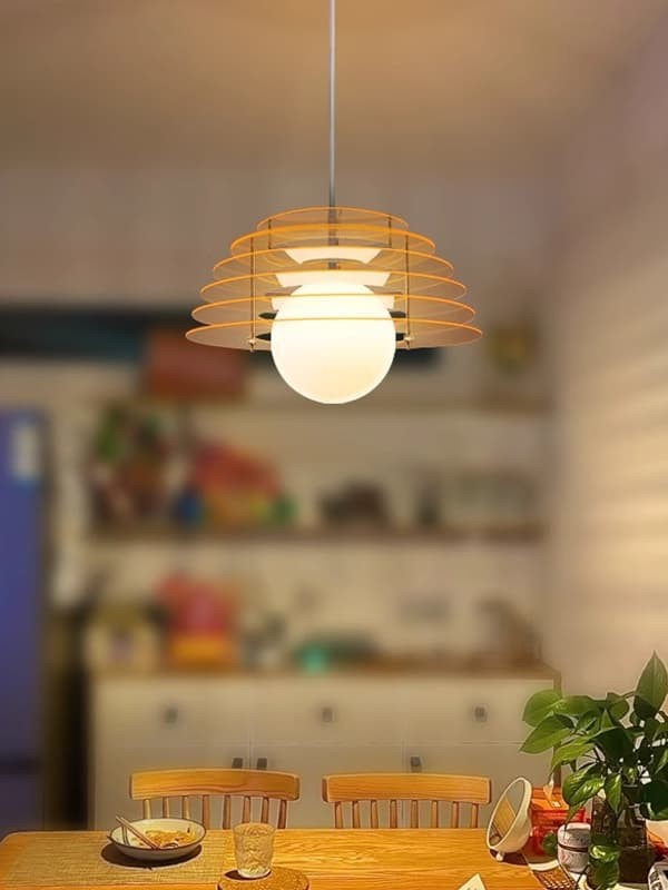 Sunrise Pendant Light – Ambient Pendant With Bauhaus Memphis Geometry G105