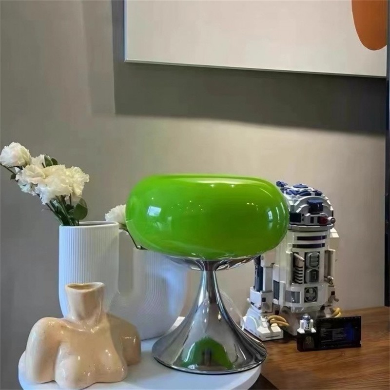 Lollora Bauhaus Apple Glass Table Lamp — Modern Desk & Bedside S171