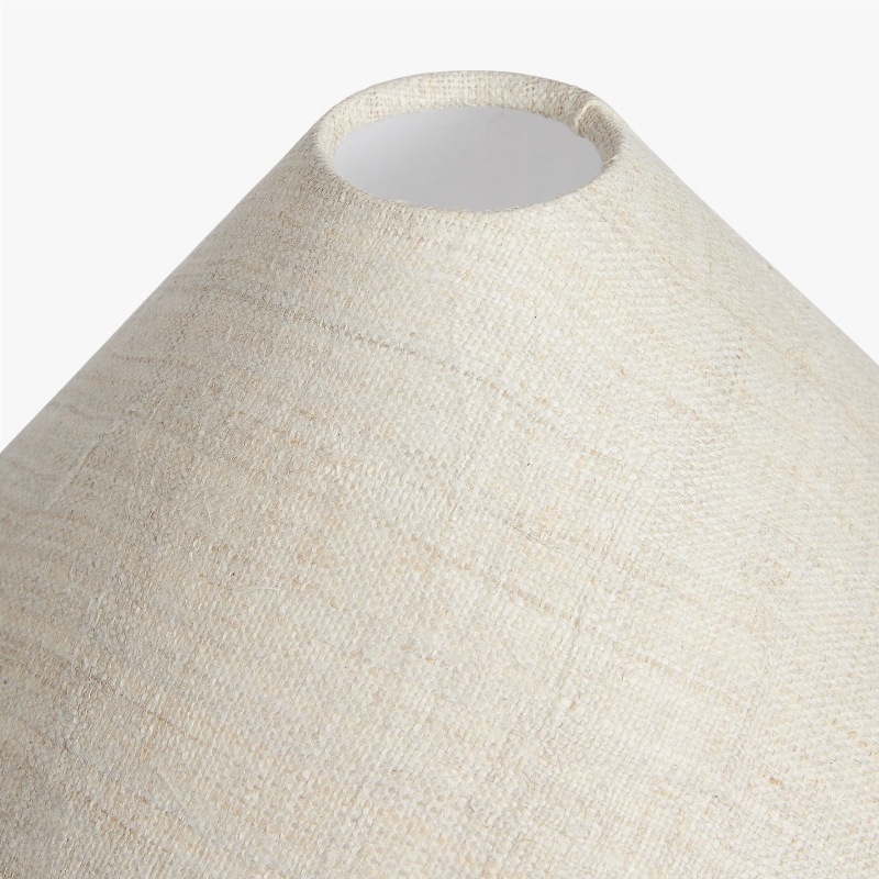 Cordove Arc Floor Lamp - Modern Organic Solid Wood & Fabric for Living Rooms T701