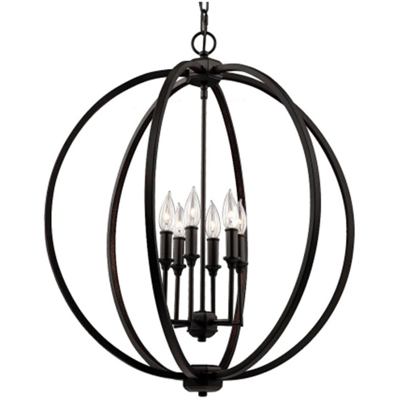 Globe Cage Candlestick Chandelier