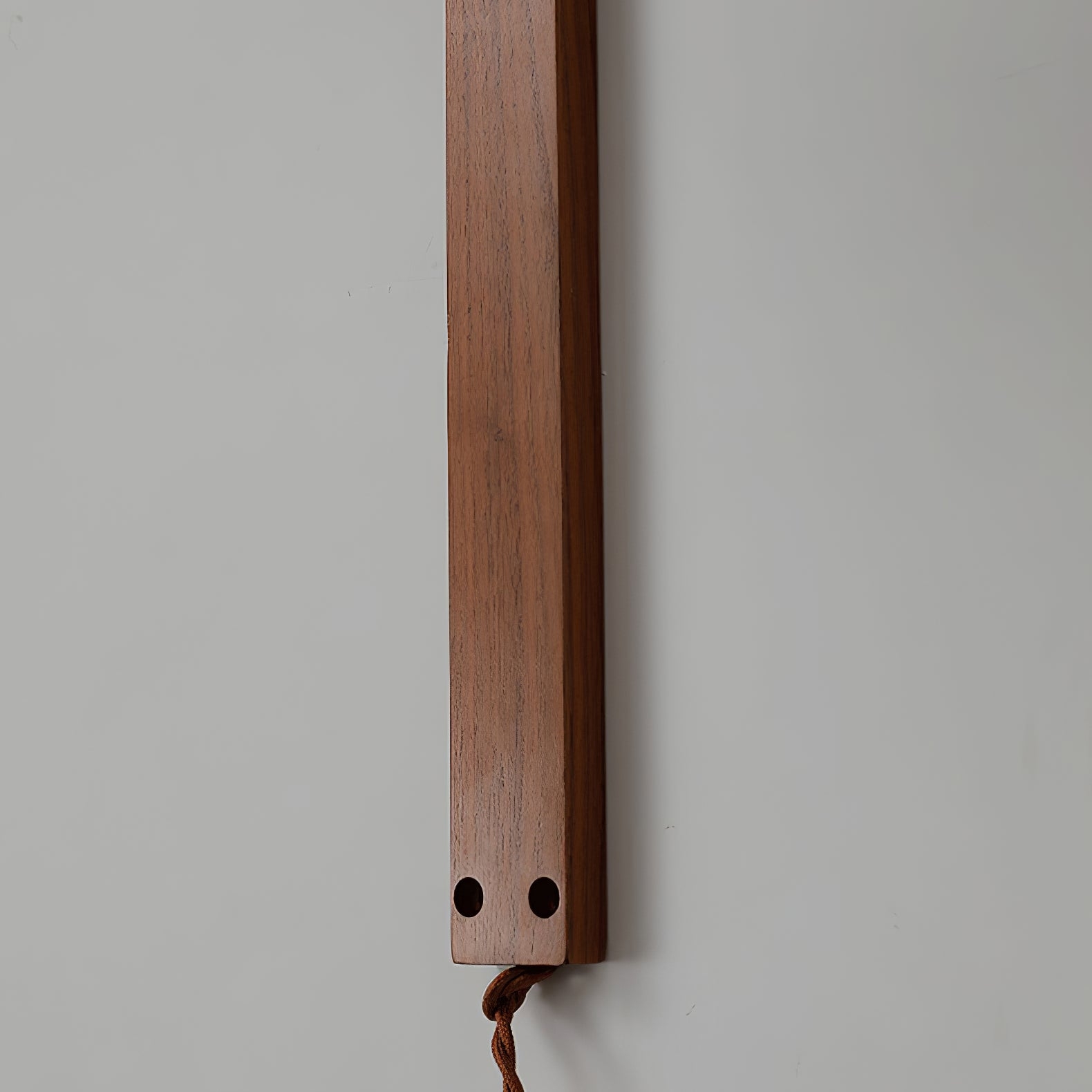 Curved Walnut Ceramic Plug-in Wall Light T1722