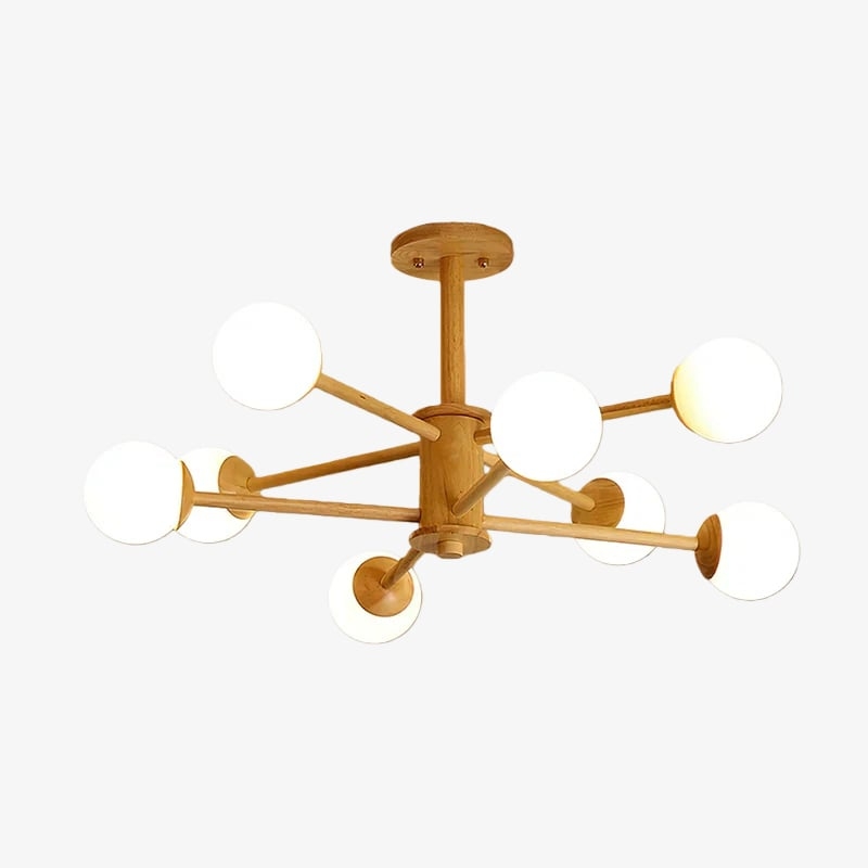 Orrise Molecular Design Ceiling Lamp - Artistic Branch Lighting Chandelier for Home Spaces T526