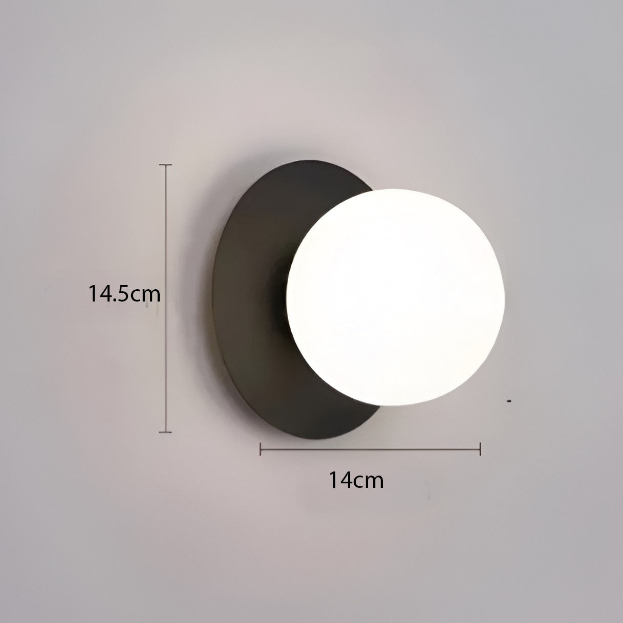 Brilliant Dawn Modern Glass Wall Lamp T2024