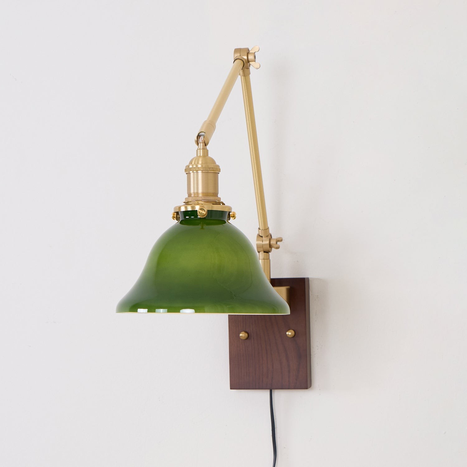 Banker Swing Arm Plug In Wall Light M188
