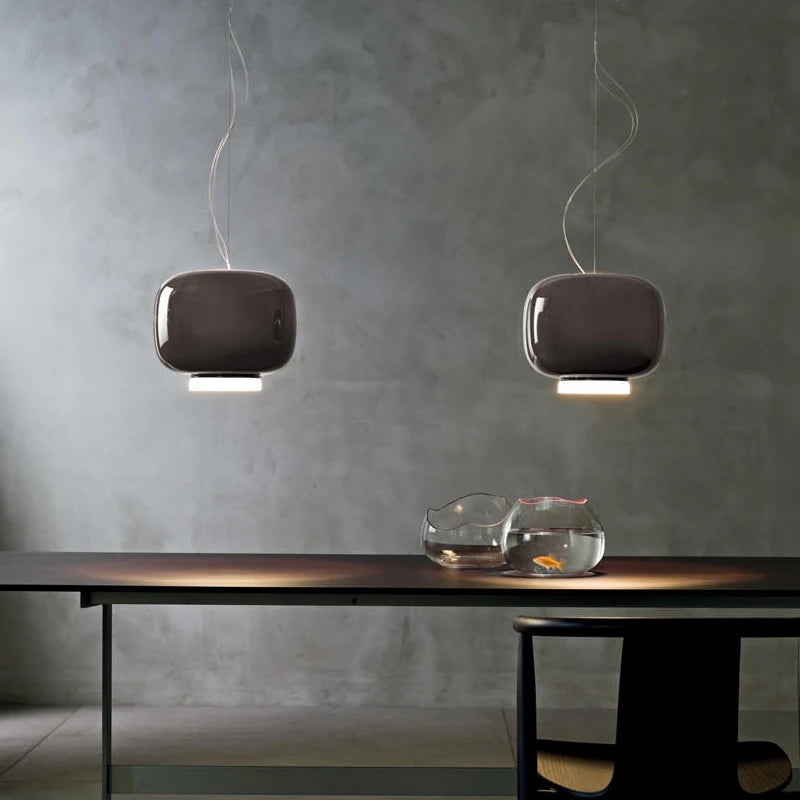 Chouchin Suspension Modern LED Glass Pendant Lamp T2173