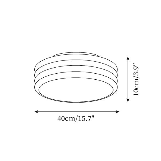 Creative Decor Hamburger Ceiling Light M153