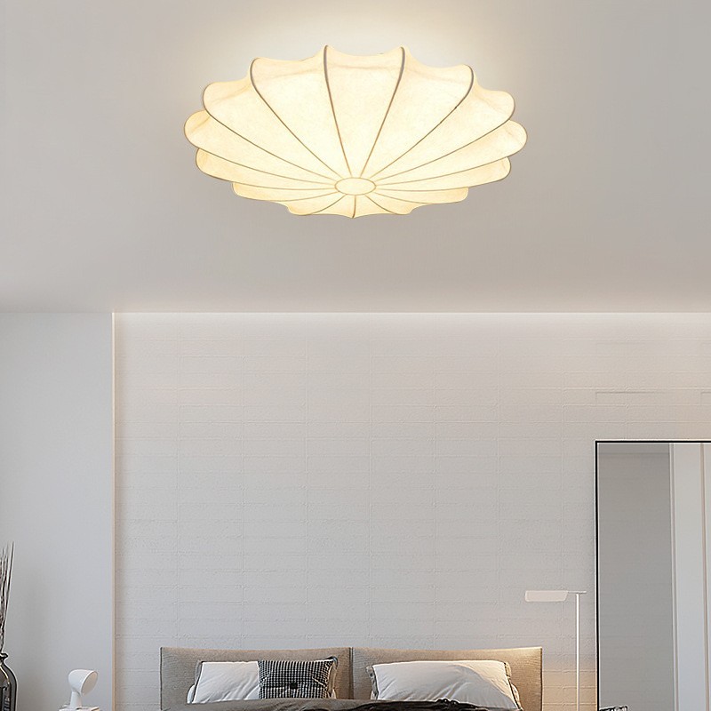 Japanese Style Wabi-Sabi Style Silk Ceiling Lamp S52