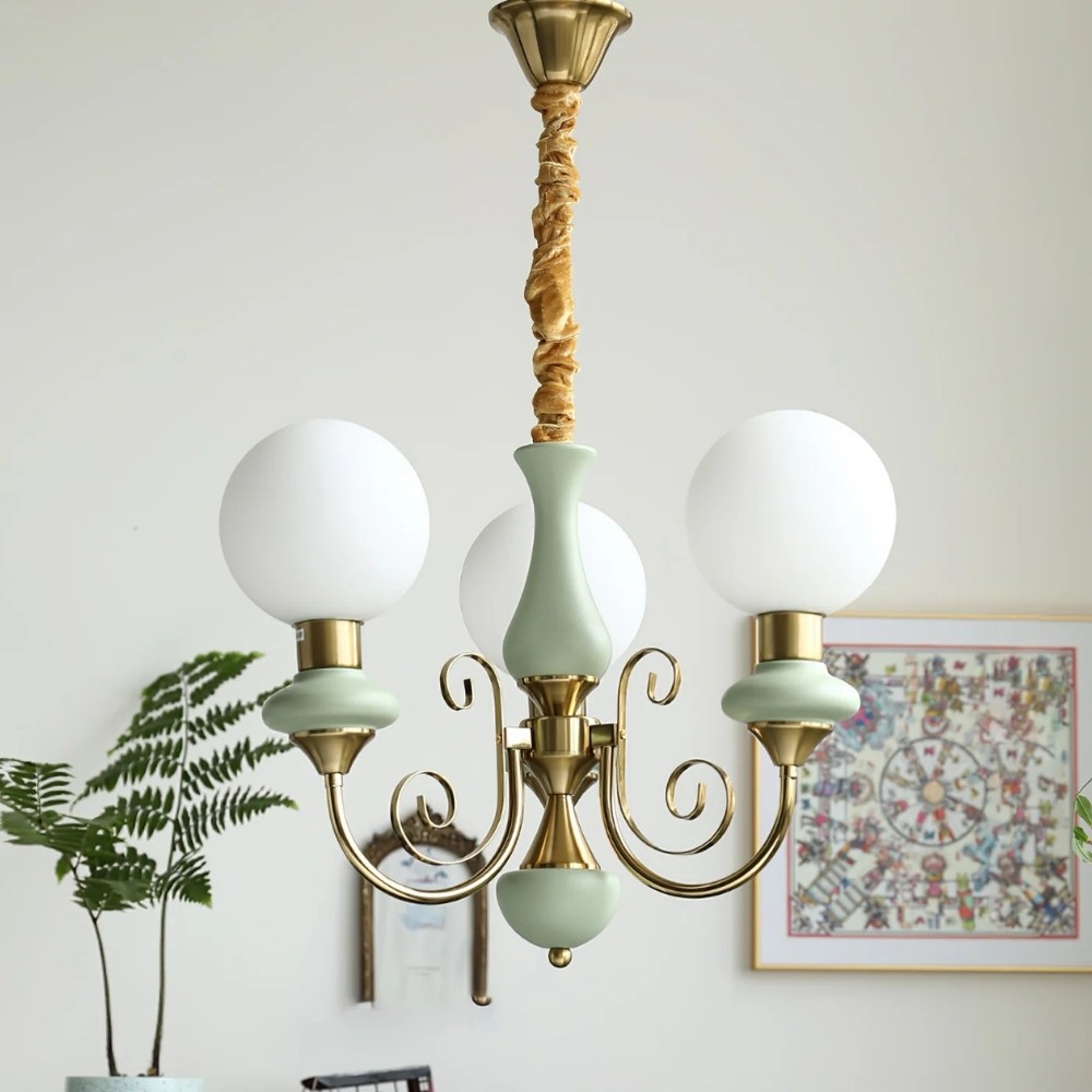 Modern Chandelier with Graceful Silhouette for Ambient Light S219