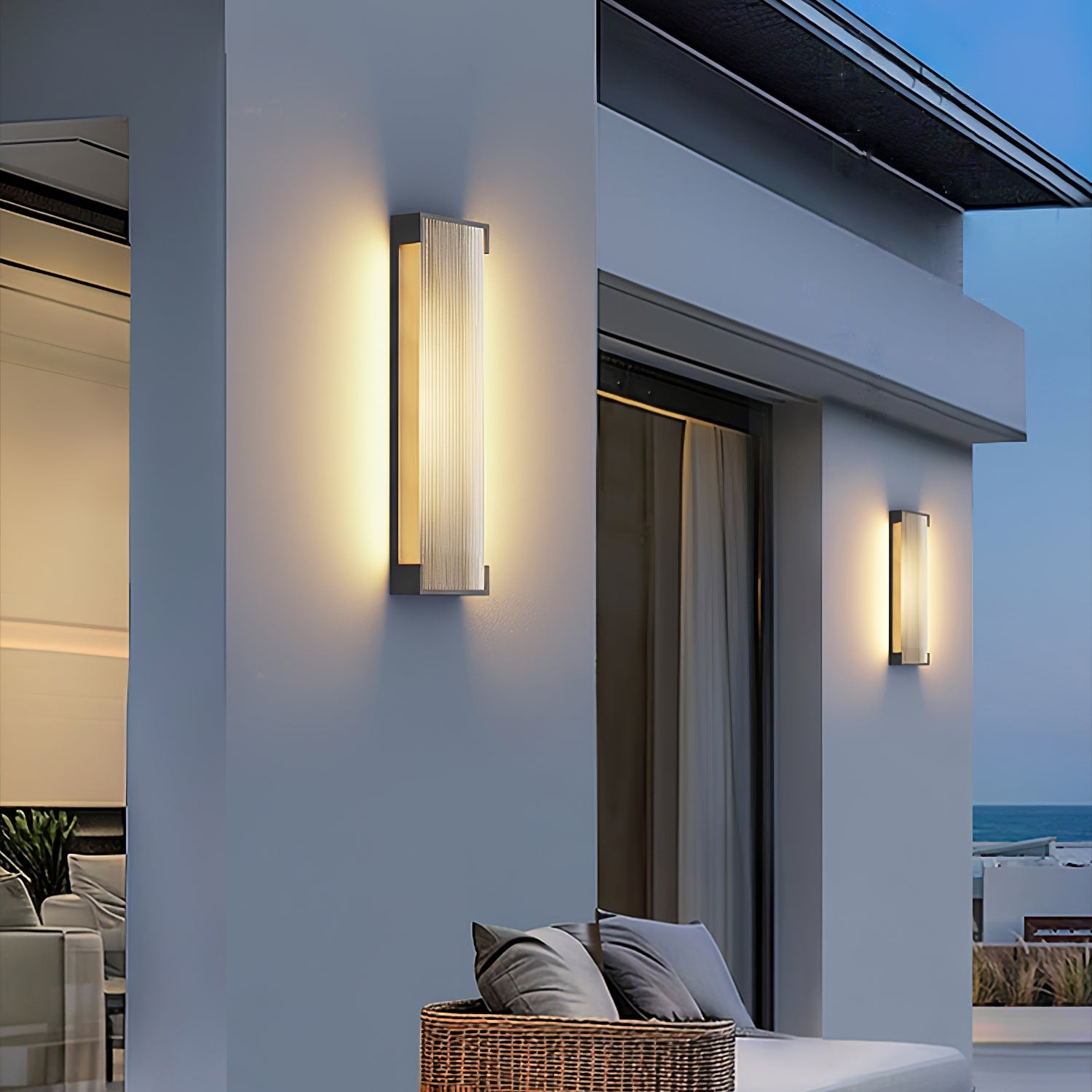 Rectangular Outdoor Wall Light M328