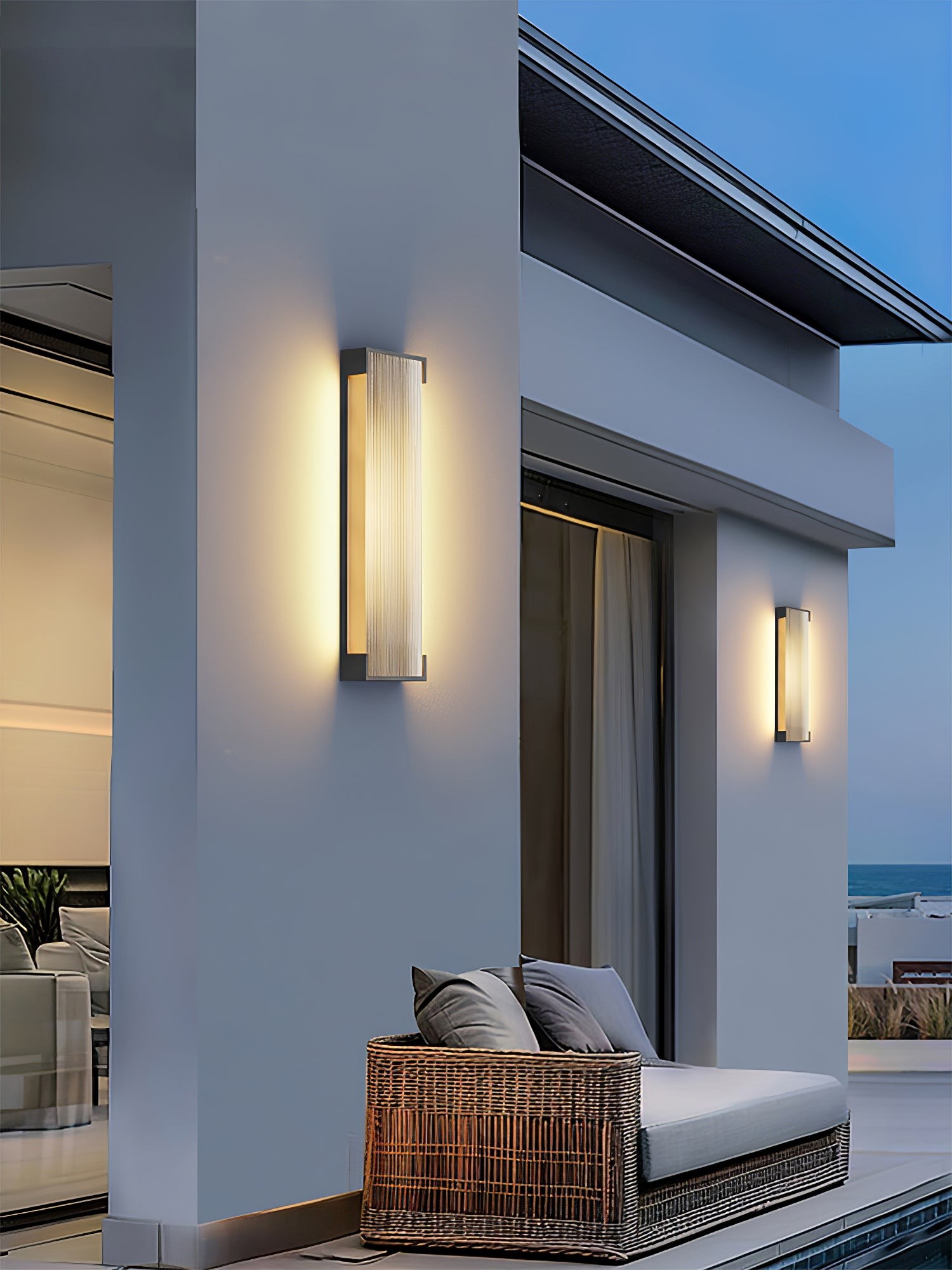 Rectangular Outdoor Wall Light M328