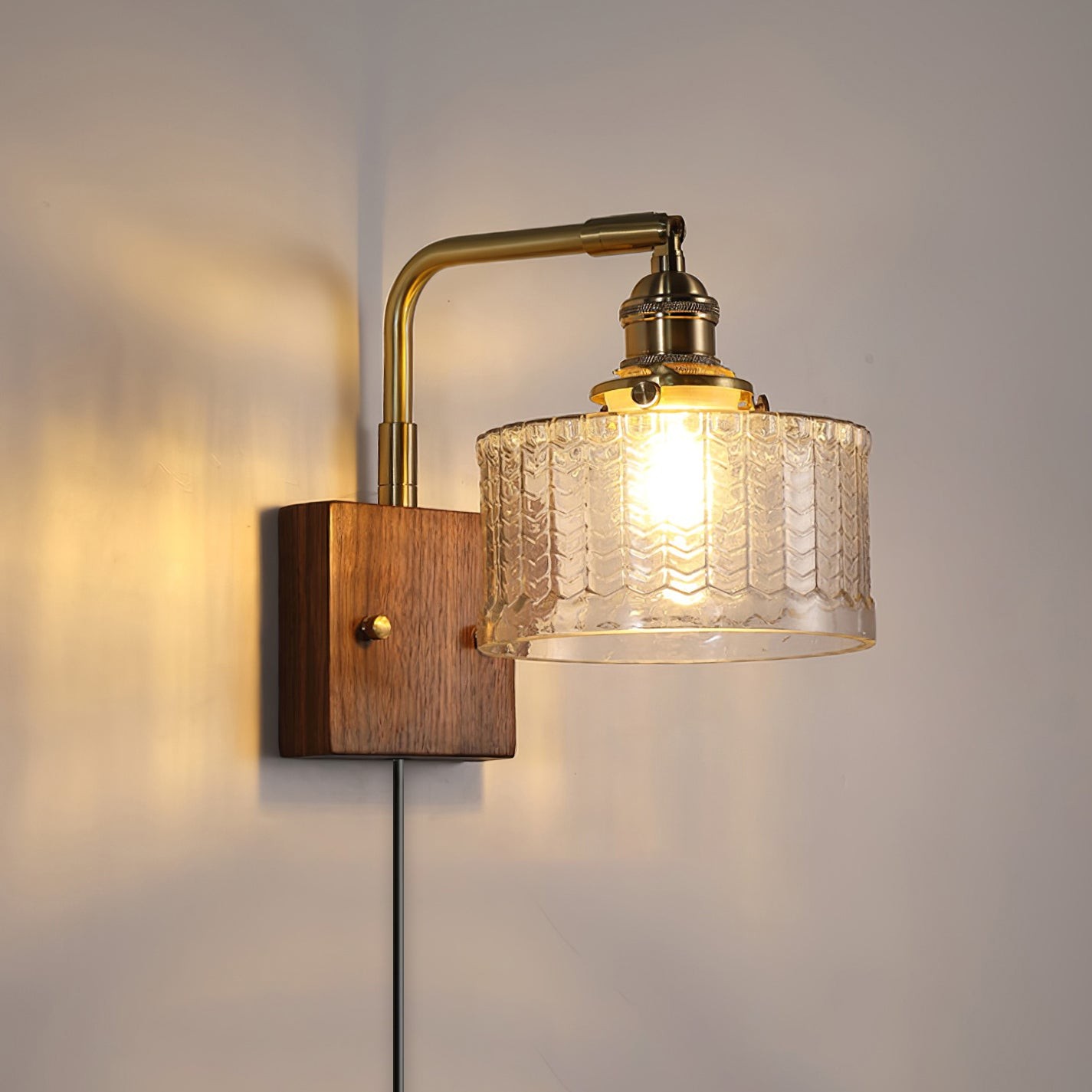 Vintage Plug In Wall Lamp for Bedroom M70