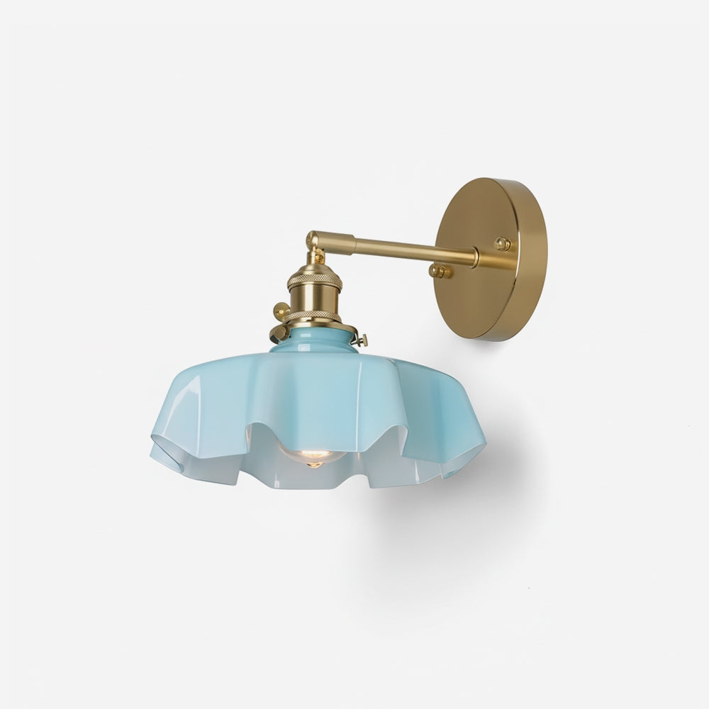 Skirted Ripple Wall Lamp T1470