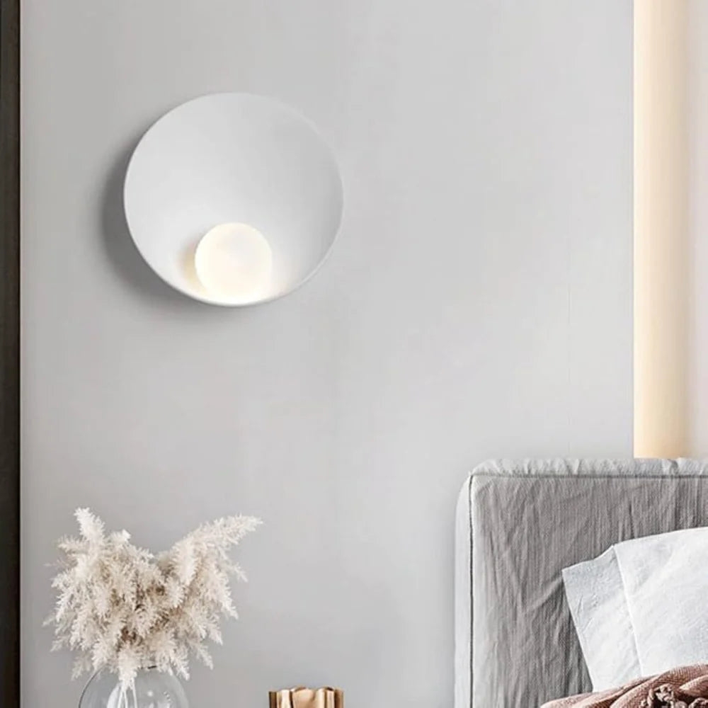 Serenity Modern Resin Japandi Metal Wall Lamp T2017