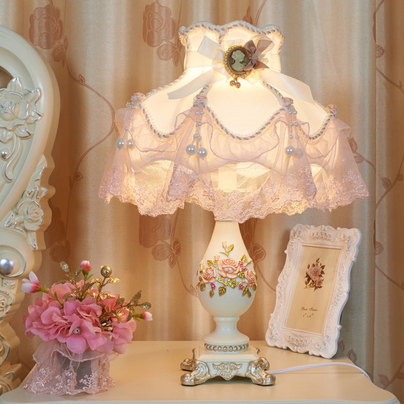 Vase Palace Resin Fabric Table Lamp M494