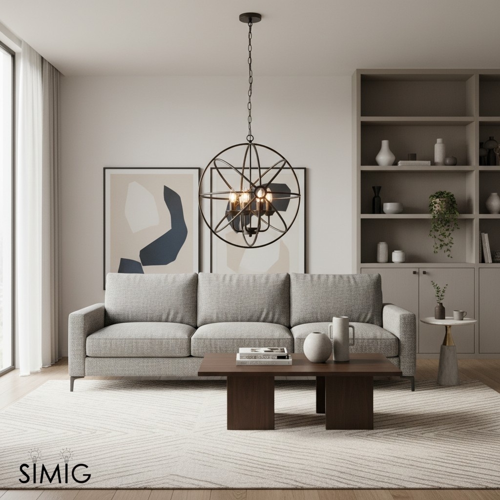 Globe Candle Chandelier