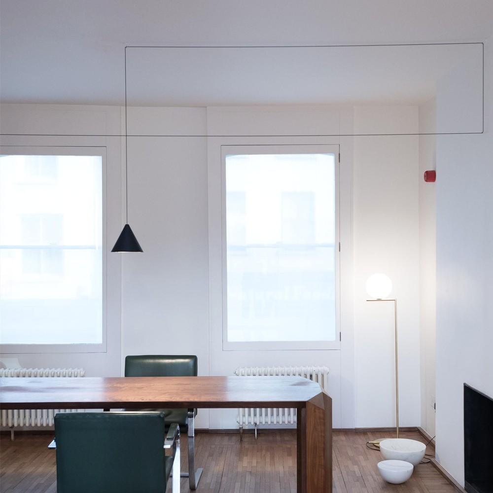 String Light Cone Pendant Light