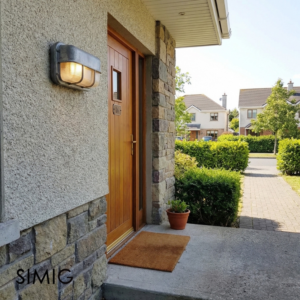 Morvane Industrial Outdoor Wall Lamp Cage Design - Outdoor Entry Light T1196