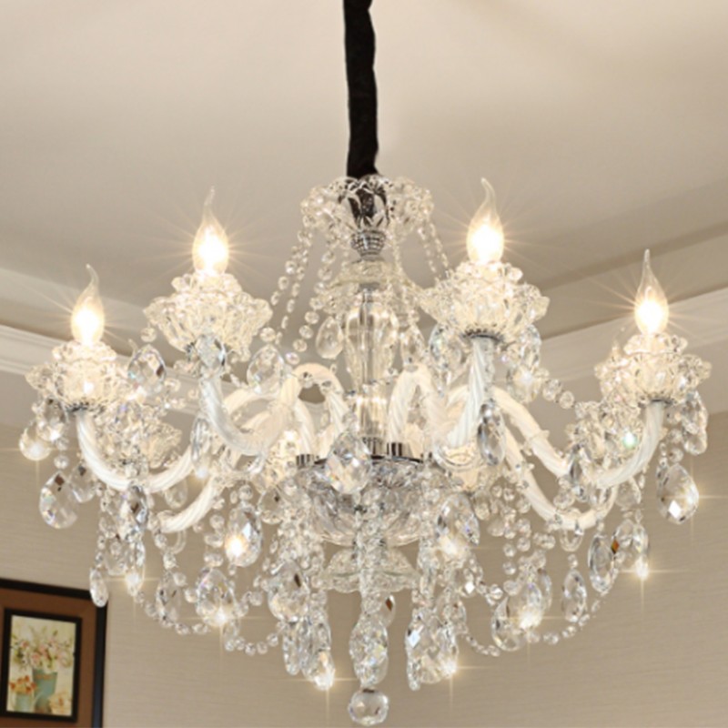 Candlestick Crystal Chandelier