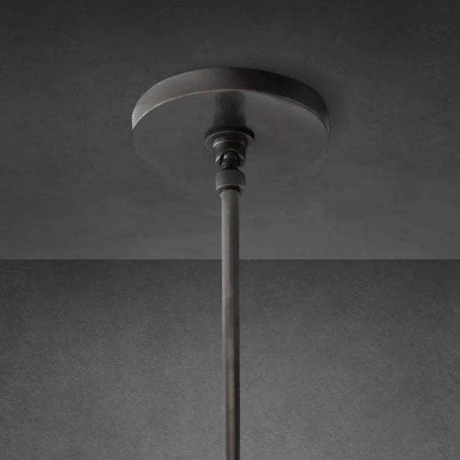 Hand Carved Alabaster Cylinder Pendant Light T115