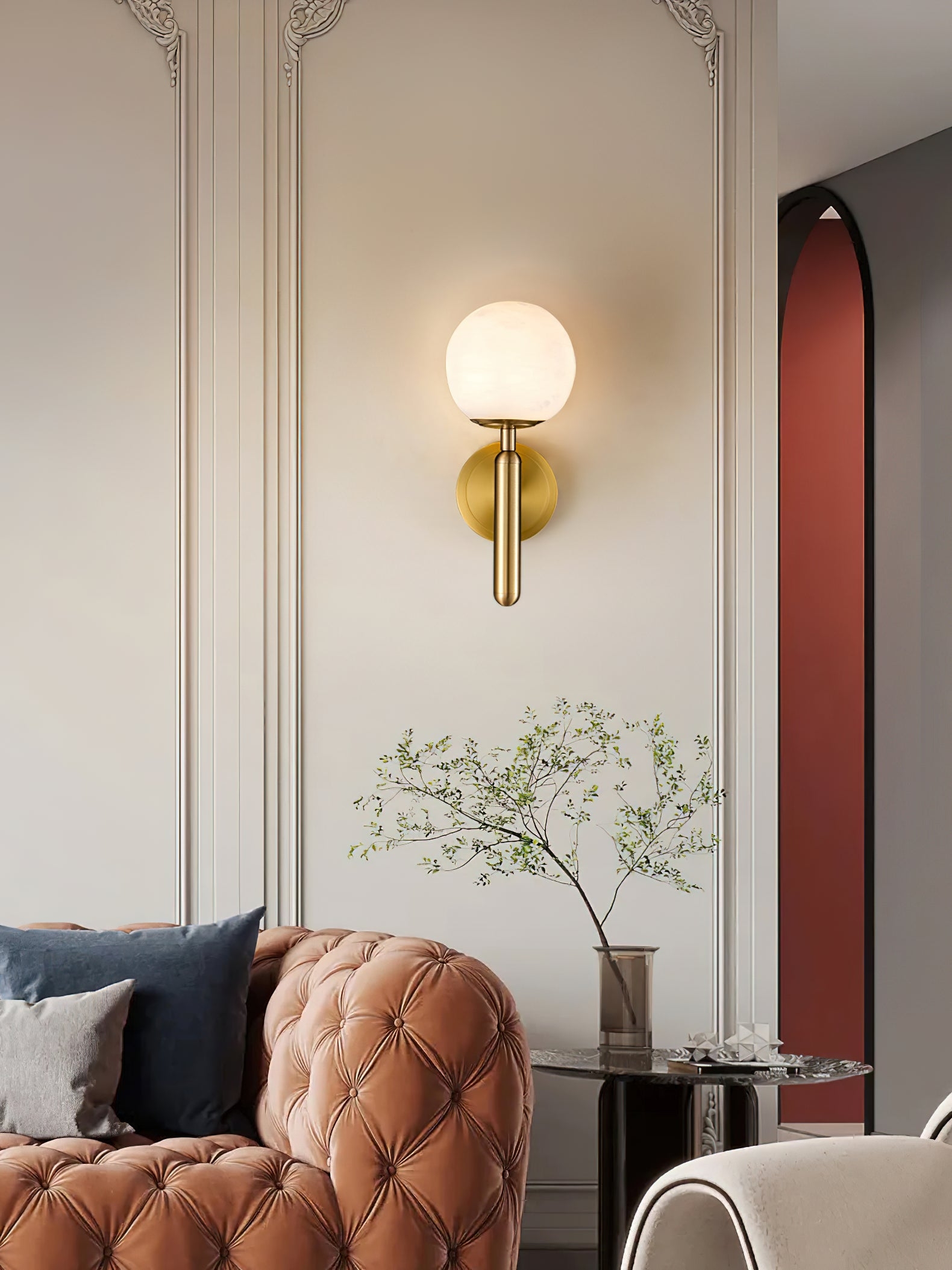 Mian Alabaster Wall Lamp T1663