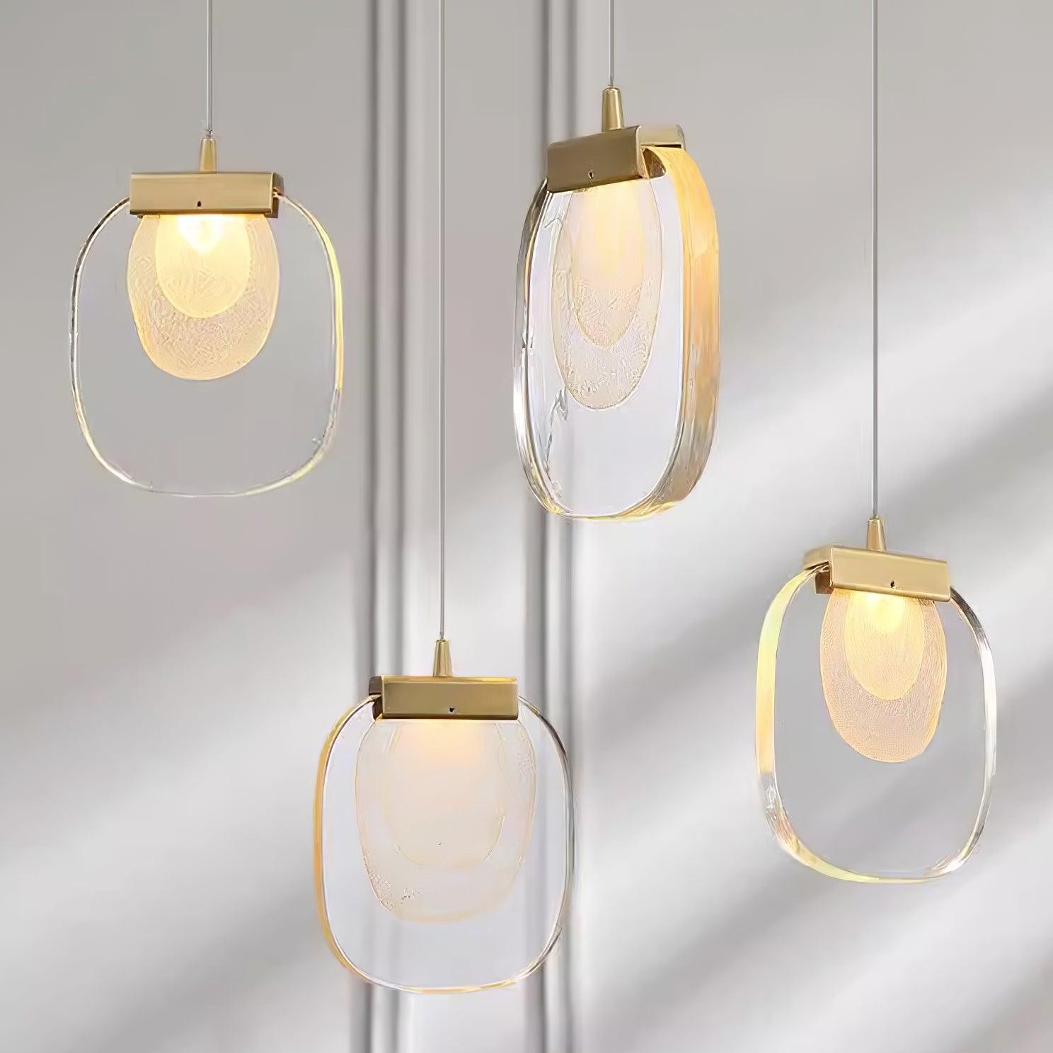 Glass Ripples Pendant Lamp M156