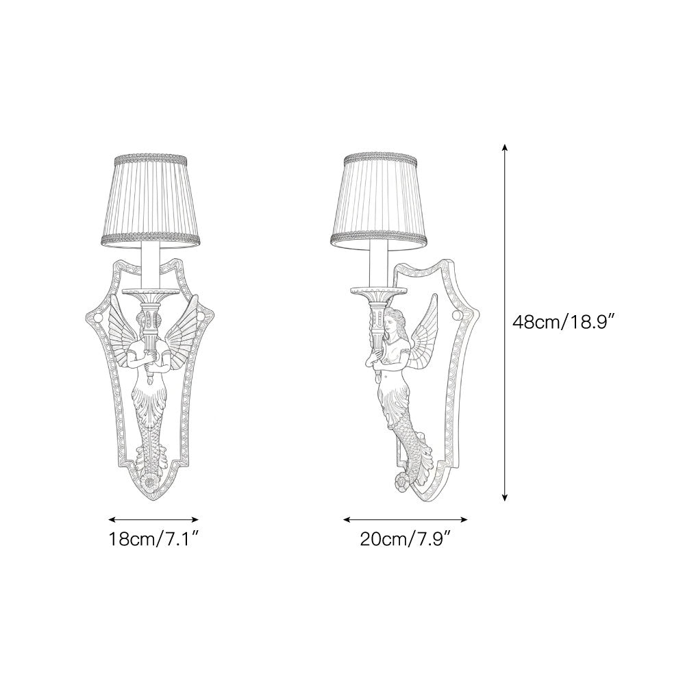 Caterina Brass Wall Lamp T1967