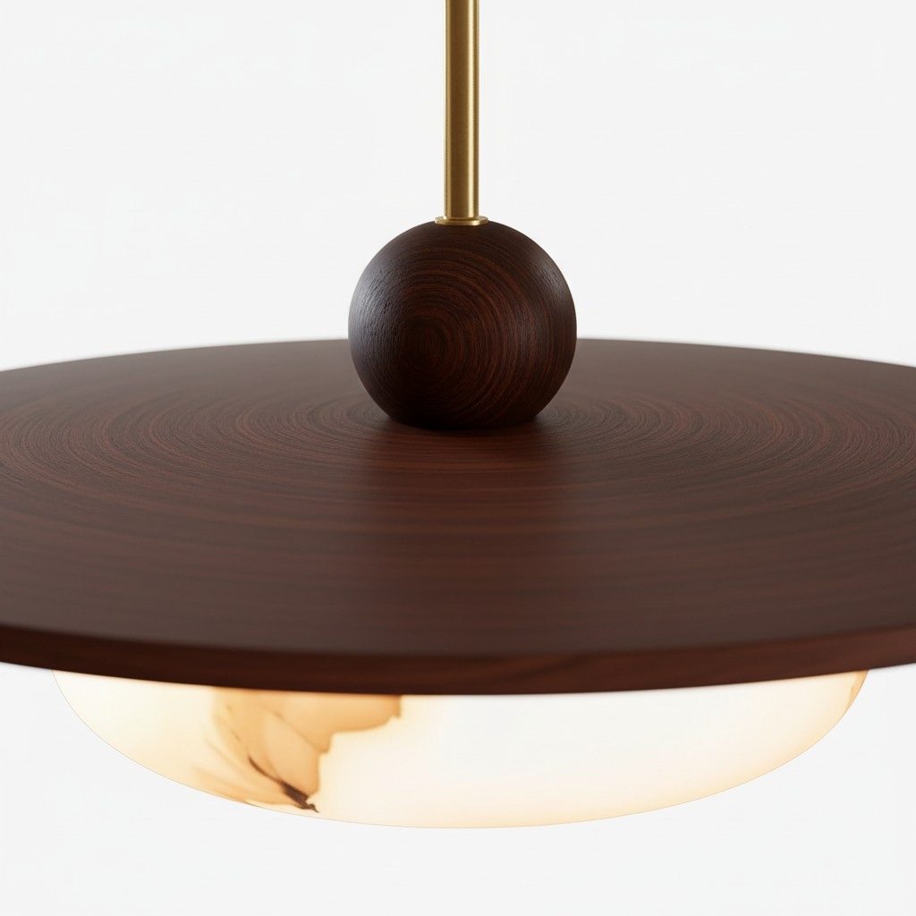 Alvara Modern Swing Arm Pendant Light – Adjustable Minimalist Accent for Desk and Living Room T1219