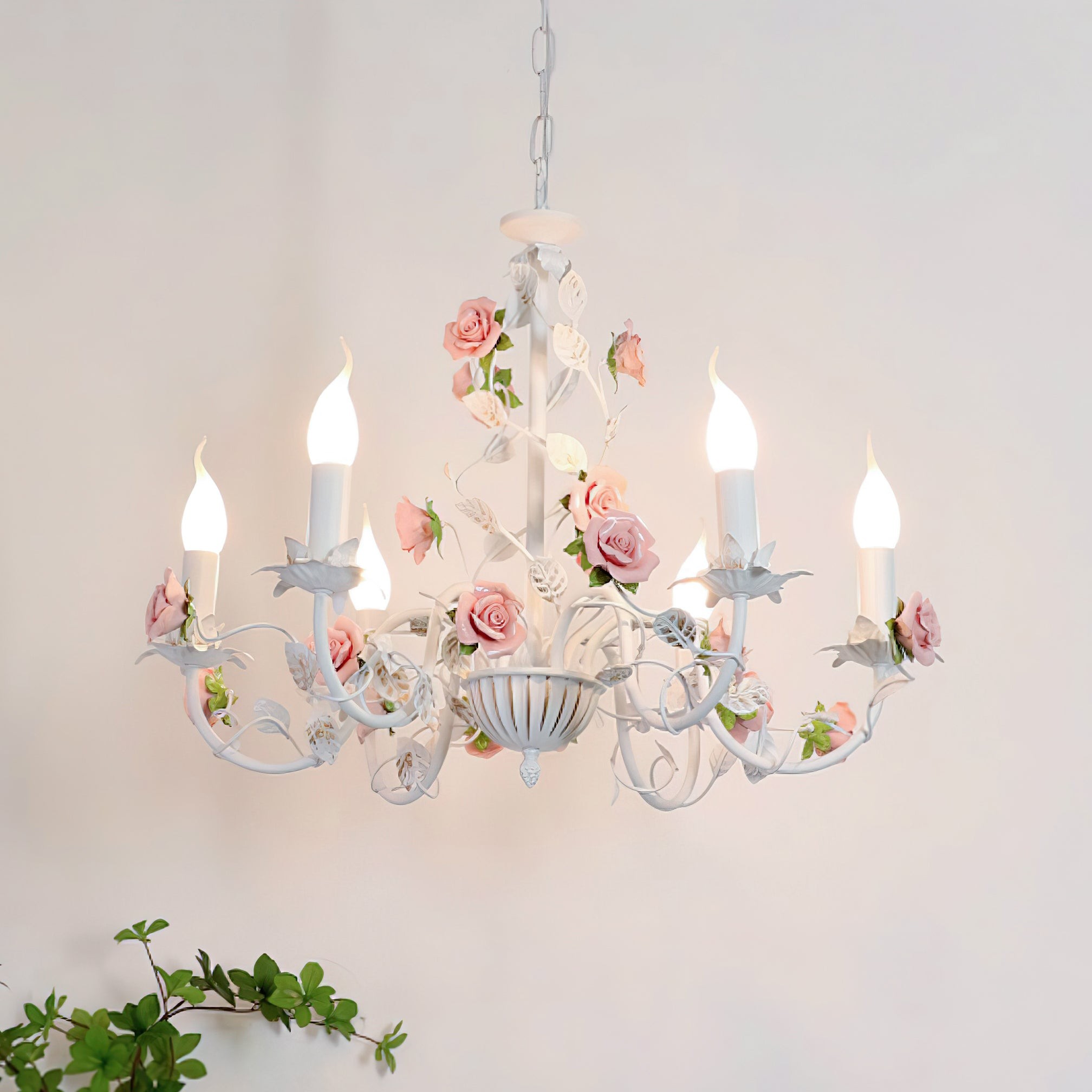 Rose Flowers Chandelier P060