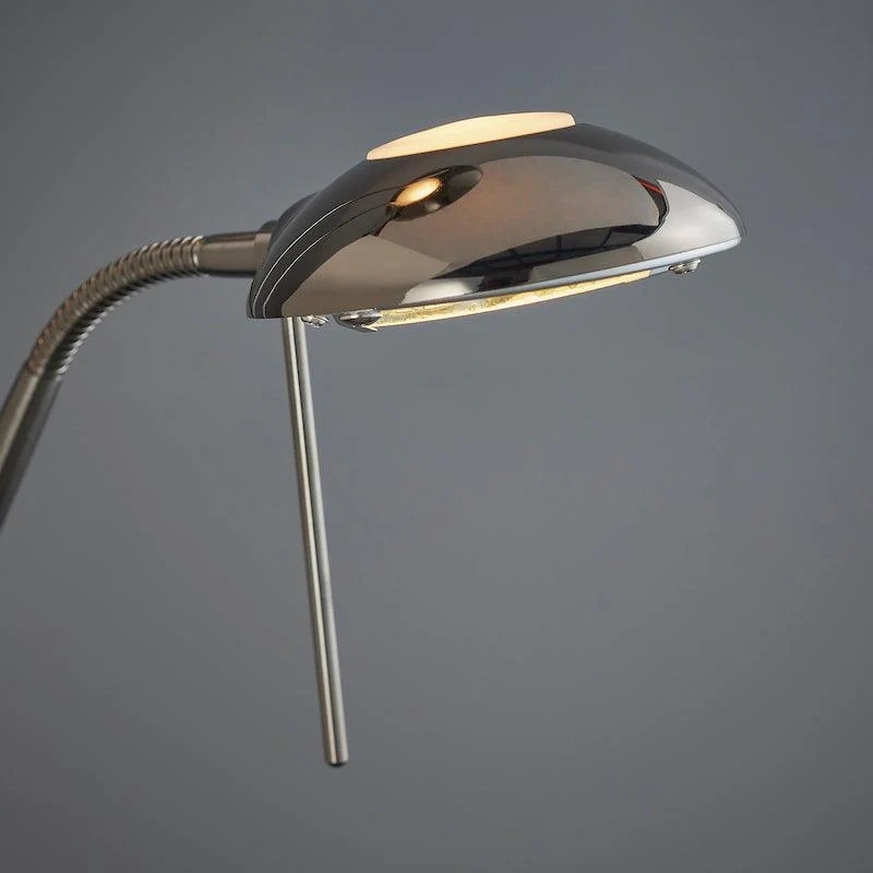 Linexis Art Deco Metal & Opal Glass Floor Lamp - Dual-Light Design for Modern Interiors T942