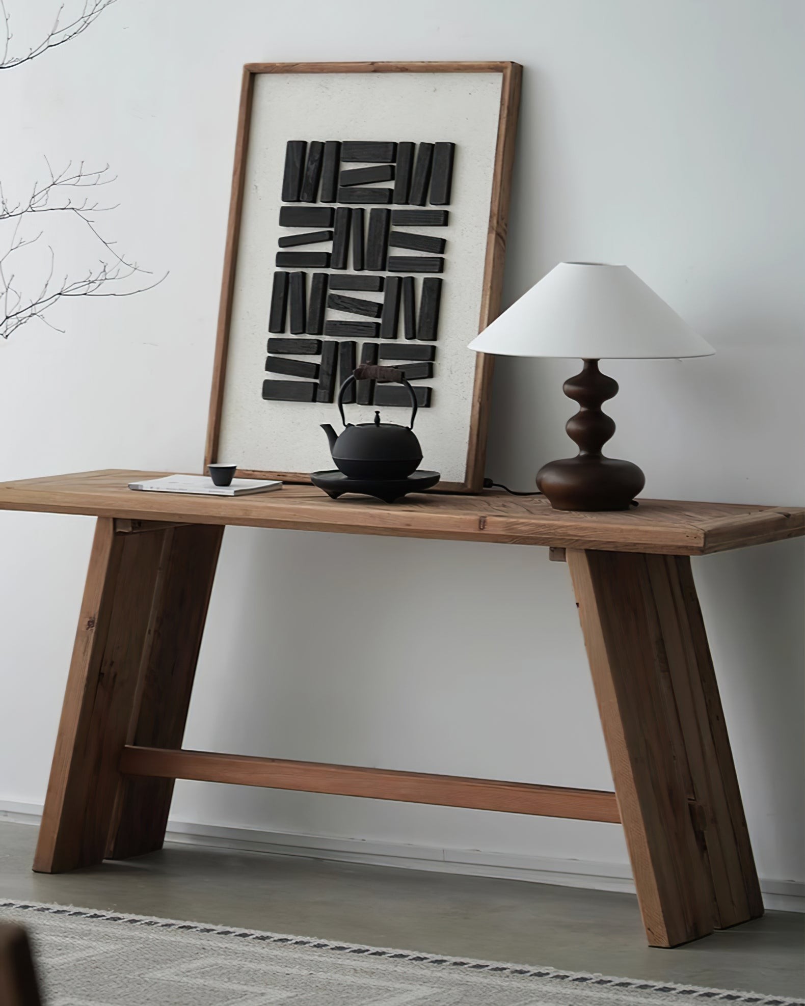 Nordic Retro Solid Wood Table Lamp M61