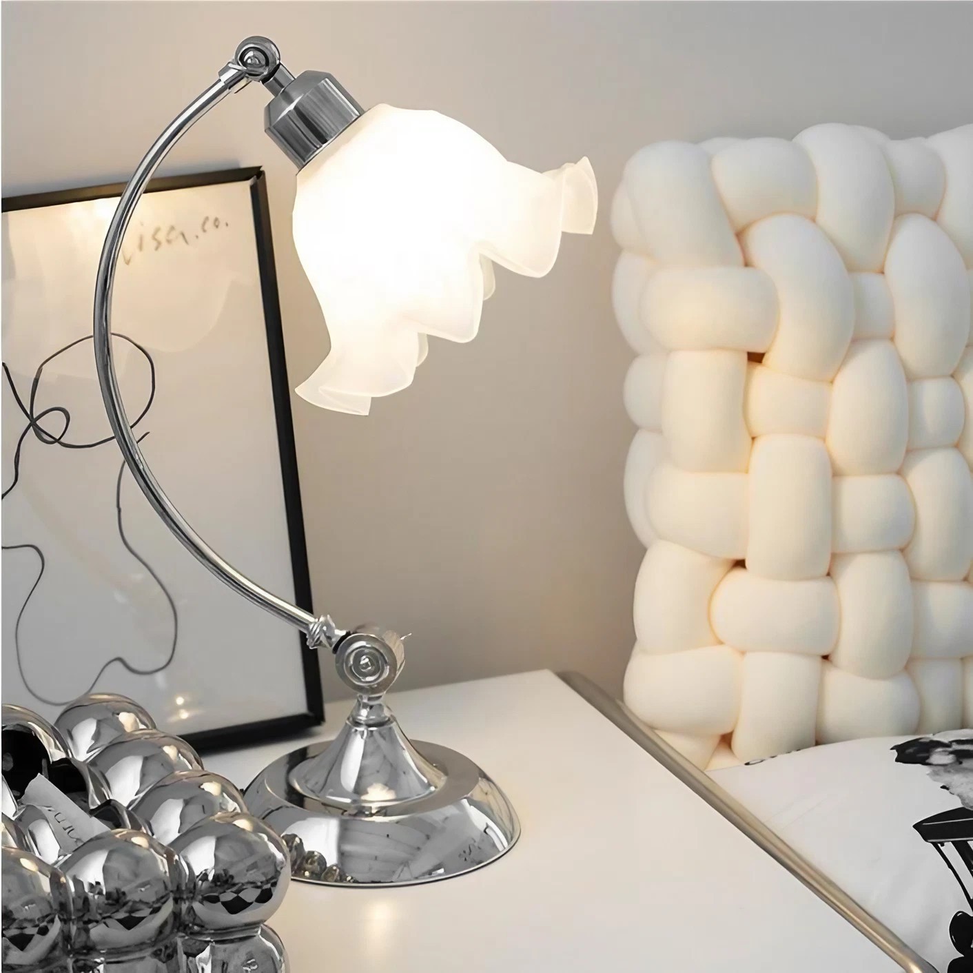 Cordless Adjustable Desk Lamp for Bedroom