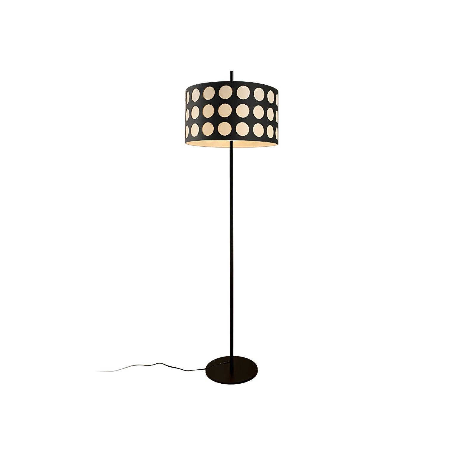 Geometry Polka Arc Fabric Floor Lamp S363