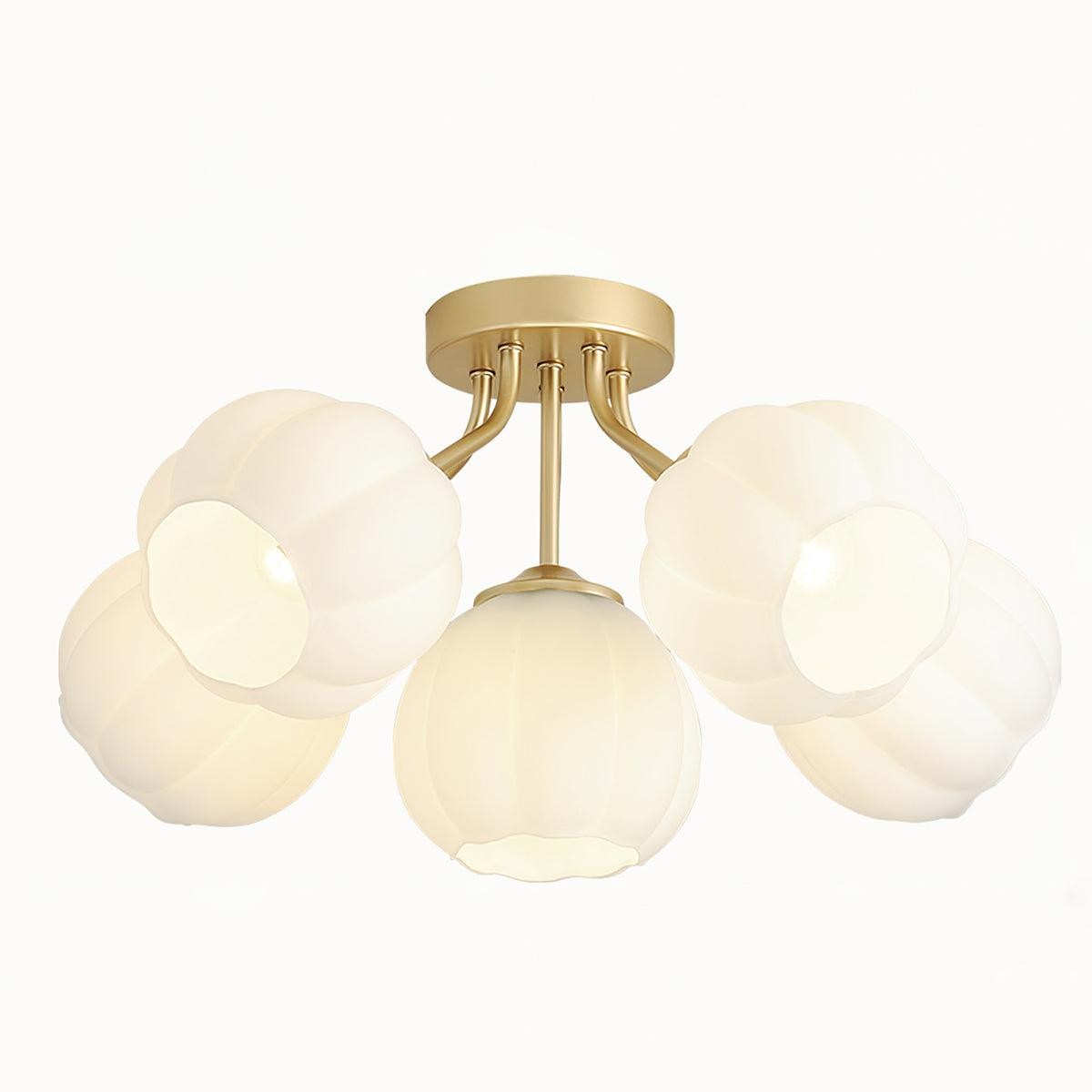 Flower Glass Ceiling Light P044