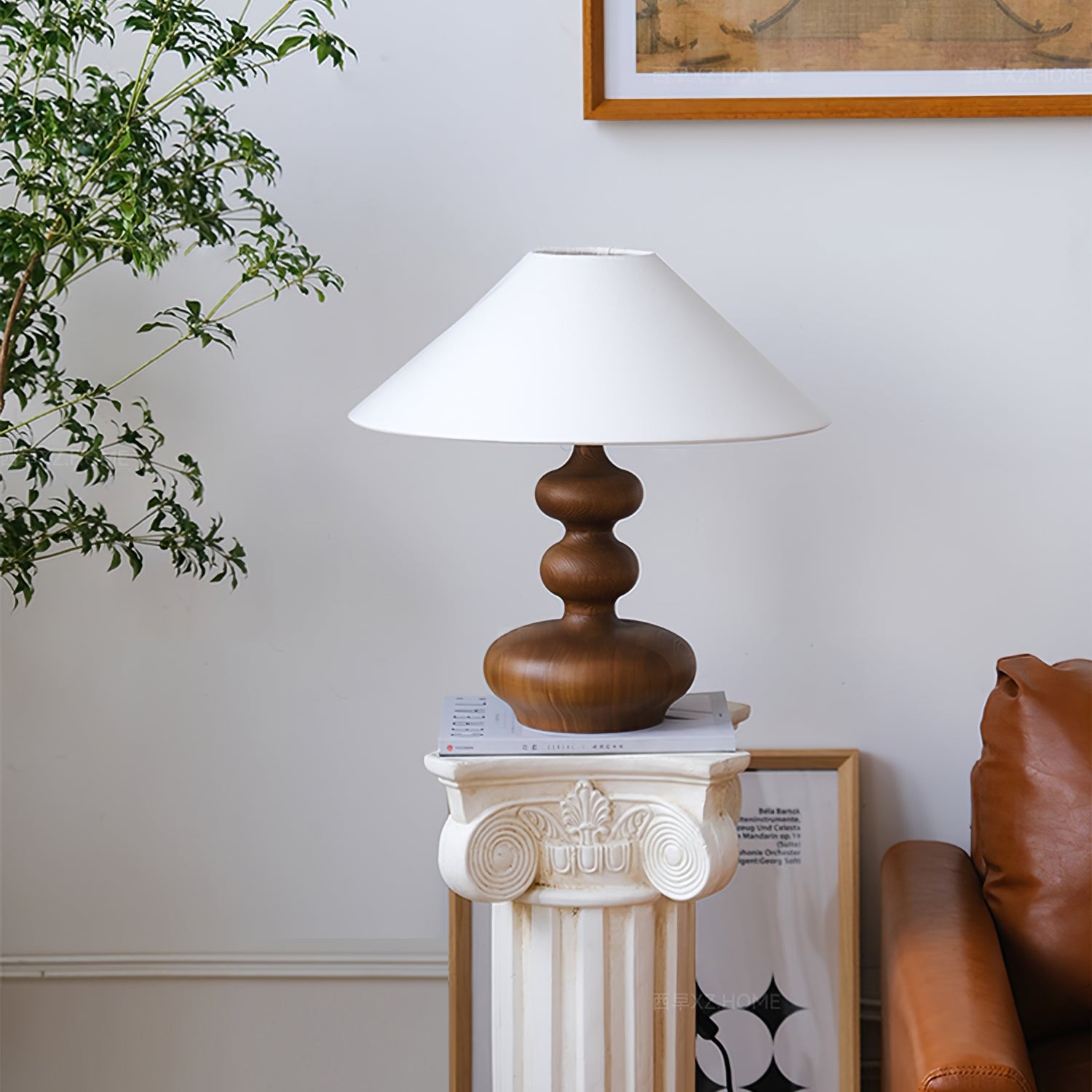 Nordic Retro Solid Wood Table Lamp M61