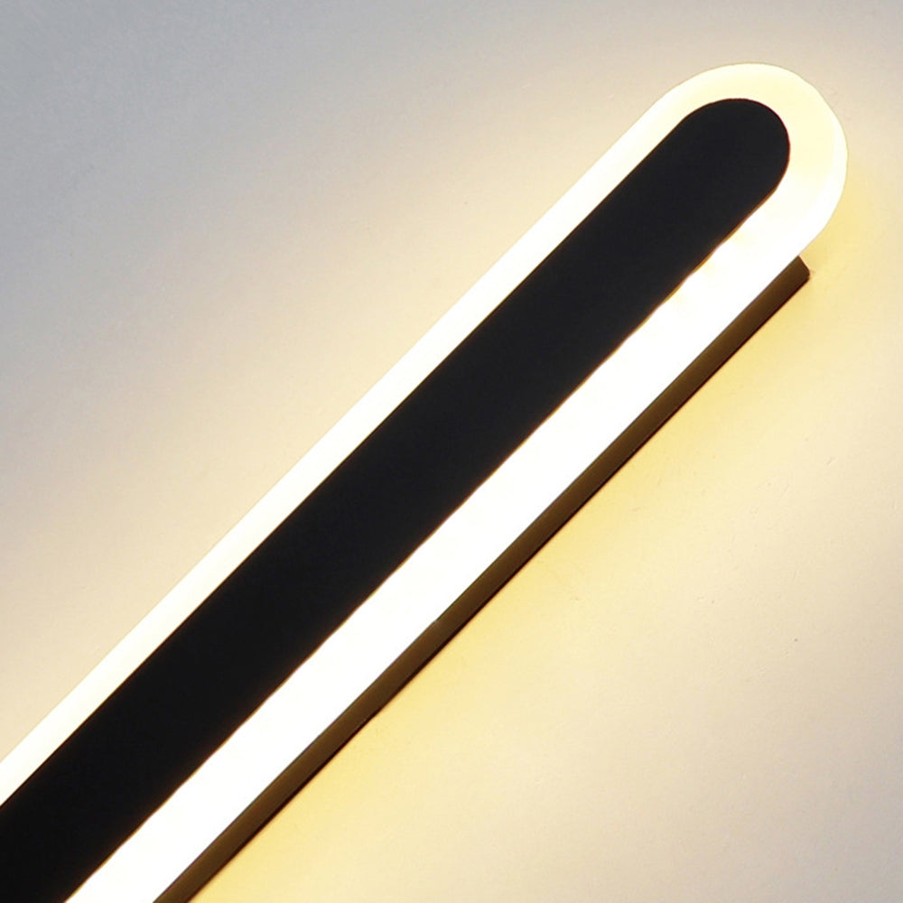 Edge Minimalist Metal Oval IP65 WaterProof Outdoor Wall Light T2099