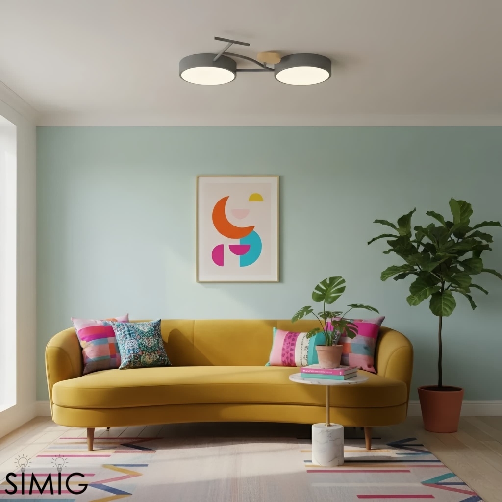 Nordic Fun Bicycle LED Ceiling Lamp - Wood Disc Design for Children's Room S380